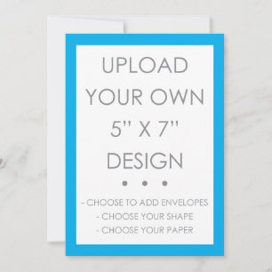 DIY Invitation, Print Yourself, Upload your own Invitation