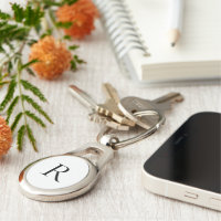 DIY Keychain | Custom Monogram, Text, Colour