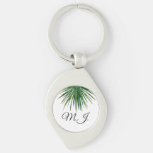 DIY Keychain palm leaf Custom Name