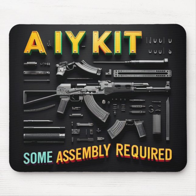 DIY Kit: Some Assembly Required Mouse Pad (Front)