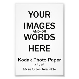 DIY - Kodak Photographic Paper Photo Print