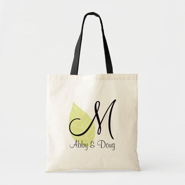 DIY Leaf Logo Tote (Front)