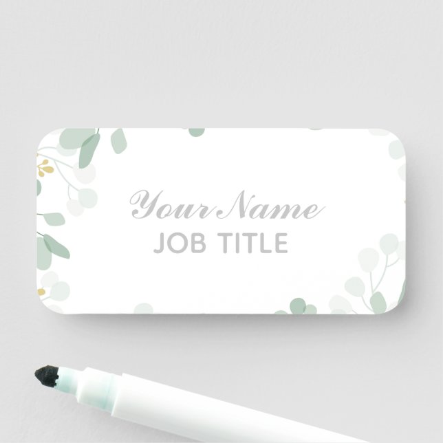 DiY Leaves Name Tag (In Situ)