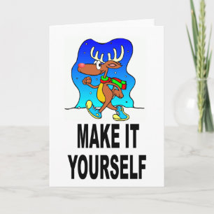 DIY Make It Yourself Custom Christmas Card