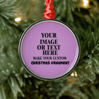 DIY Make Your Own Custom Personalized Christmas Metal Ornament