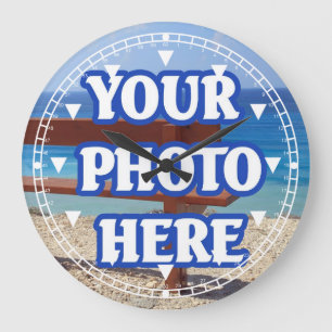 DIY Make Your Own Personalized Large Clock