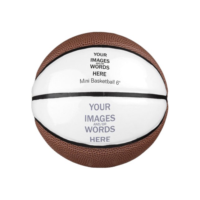 DIY - Mini 6" Basketball (Front)