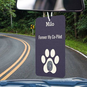 DIY Modern Cute Funny Pet Dog Dad Paw Minimalist  Air Freshener
