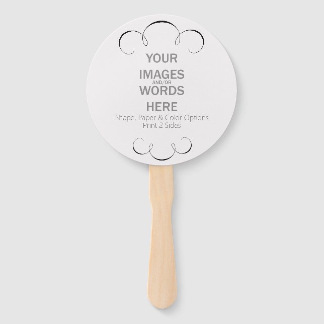 DIY (More Options) - Hand Fan (Front)