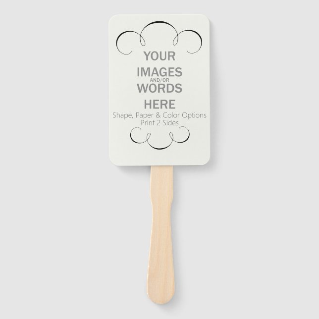 DIY (More Options) - Hand Fan (Front)