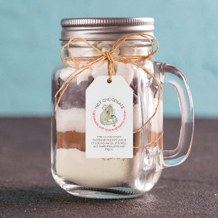 DIY Mouse Homemade Hot Chocolate Gift Instruction Tags