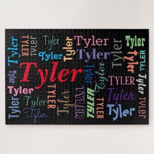 DIY Name or Message in Many Type Styles and Colour Jigsaw Puzzle