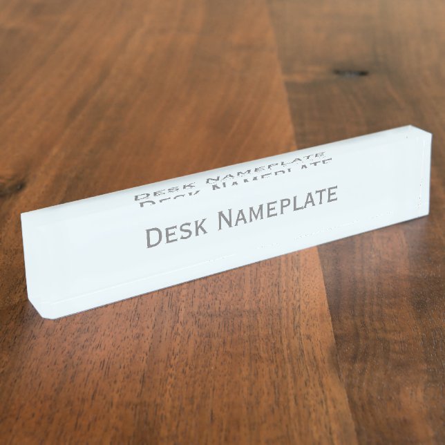 DIY - NAMEPLATE (Side)