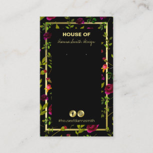 DIY Necklace And Earring Card Holder