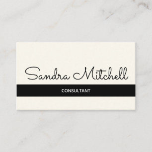 DIY Personalize Business Elegant Easy Read Business Card
