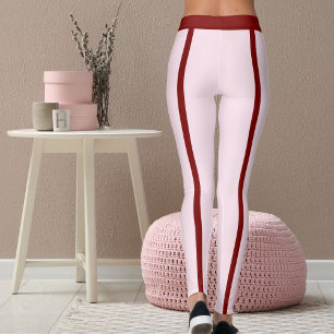 DIY Pet Lover Cat Mom BFF Pink Red Valentine's Day Leggings