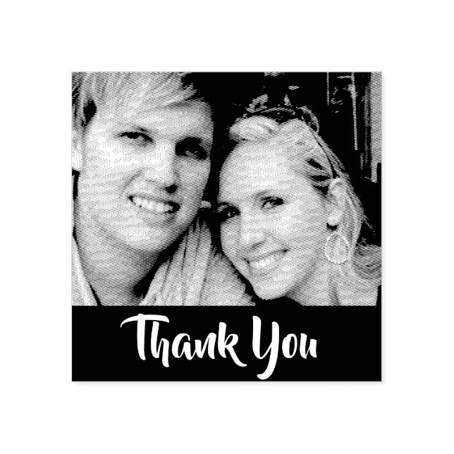 DIY photo and wording | wedding anniversary Rubber Stamp (Imprint)