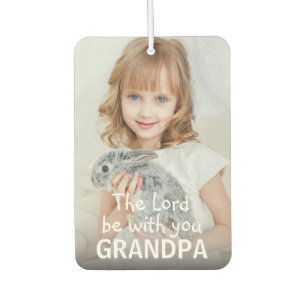 DIY Photo Lord Be With You Grandpa Air Freshener