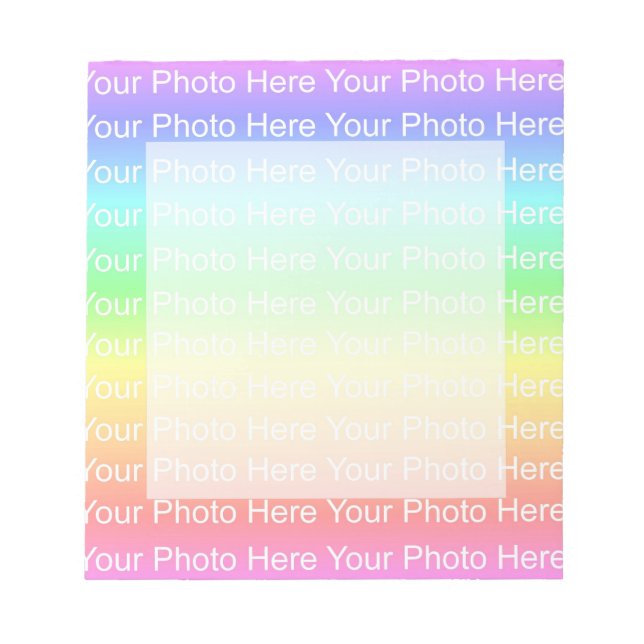 DIY Photo Template Notepad (Front)
