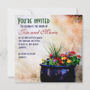 DIY Southwest-inspired Wedding Invitation