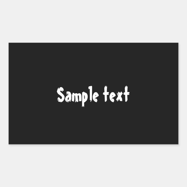 DIY Template easily change colour add photo text Sticker (Front)