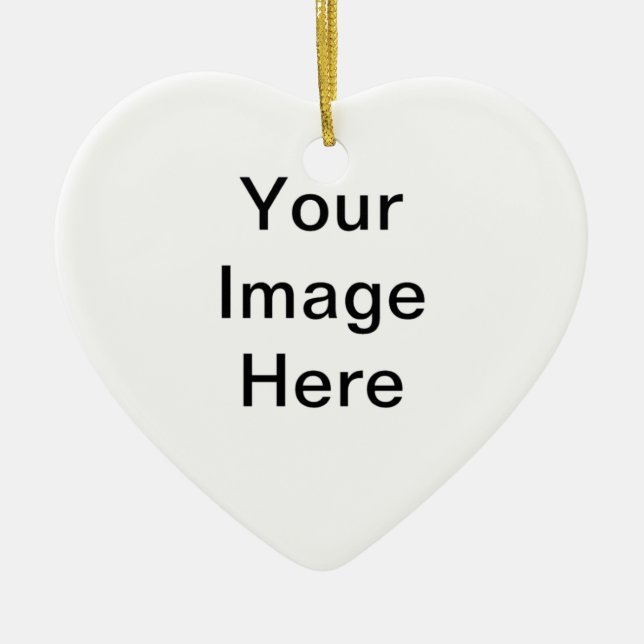 DIY Templates easy add TEXT PHOTO bulk pricing Ceramic Ornament (Front)