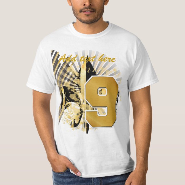 DIY text, fleur de lis T-Shirt (Front)