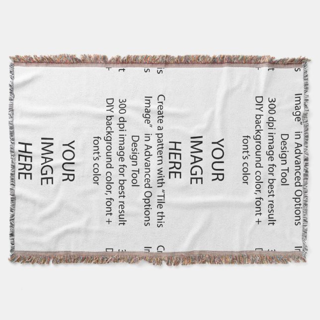 DIY Throw Blankets/DIY background colour (Front)