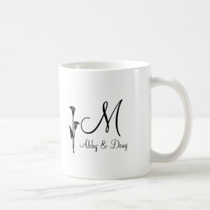 DIY Tulip logo with monogram Coffee Mug