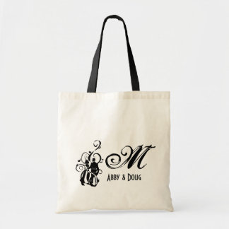 DIY Whimsical Monogram Tote Bag
