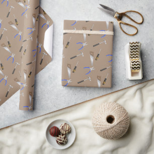DIY Work Tools Wrapping Paper