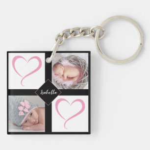 DIY Young Child Love Photos - Girl Keychain