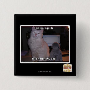 diz mai squidz 2 inch square button