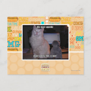 diz mai squidz postcard