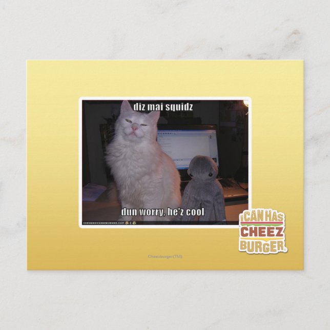 diz mai squidz postcard (Front)