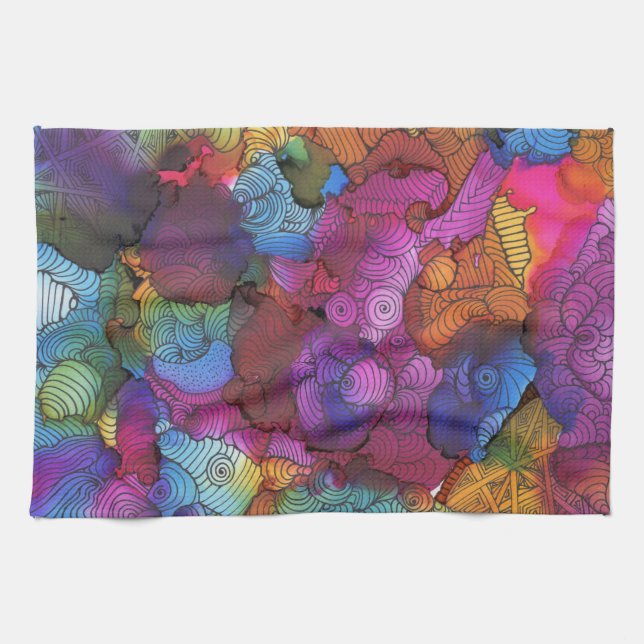 Dizzy Lizzy Kitchen Towel (Horizontal)