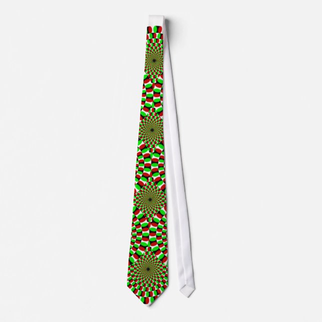 Dizzy Maker Green and Red Tie (Front)