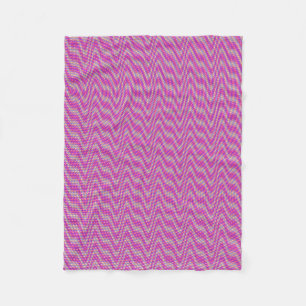 Dizzy Pink Fleece Blanket