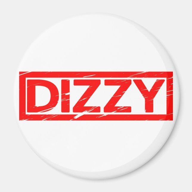 Dizzy Stamp Magnet (Front)