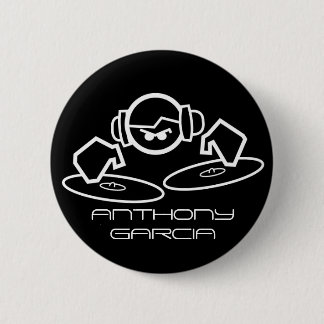 dj, ANTHONY GARCIA 2 Inch Round Button