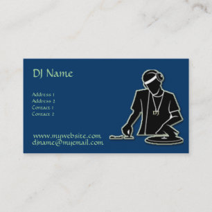 DJ at Work! Business Card