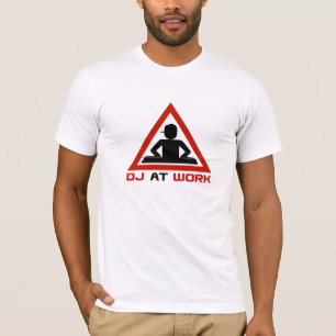 DJ at Work with man wearing a hat T-Shirt
