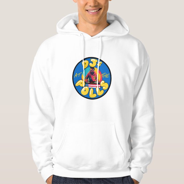 DJ au Sweat - shirt à capuche des scrutins (Devant)