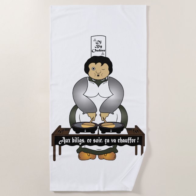 Dj Breton Beach Towel (Front)