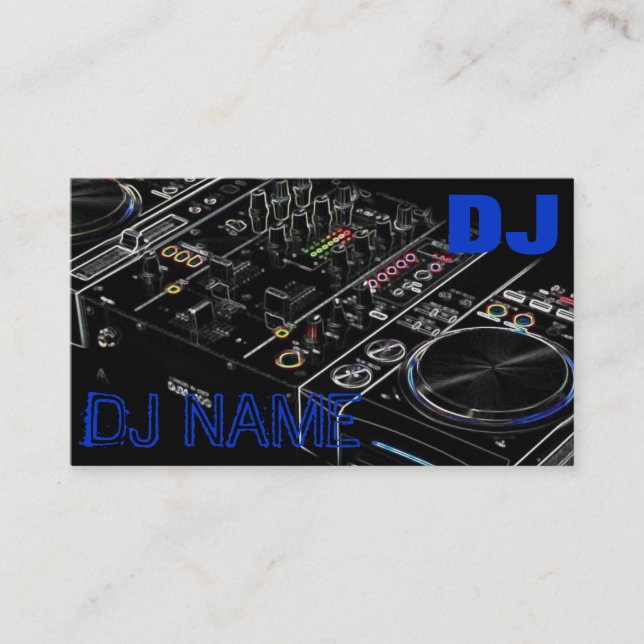 DJ Business Card (Front)