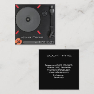 DJ  Business Card