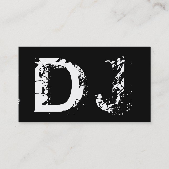 DJ Business Card (Front)