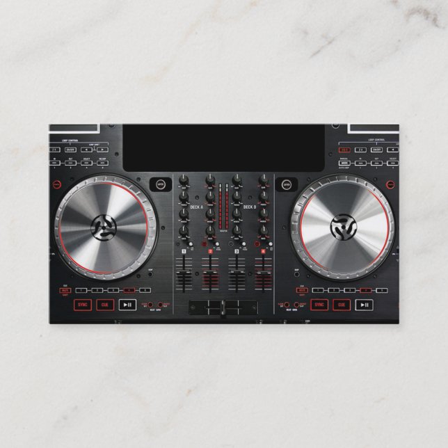 DJ  Business Card (Front)