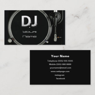 DJ  Business Card