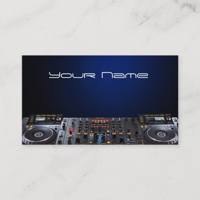 DJ  Business Card (Front)